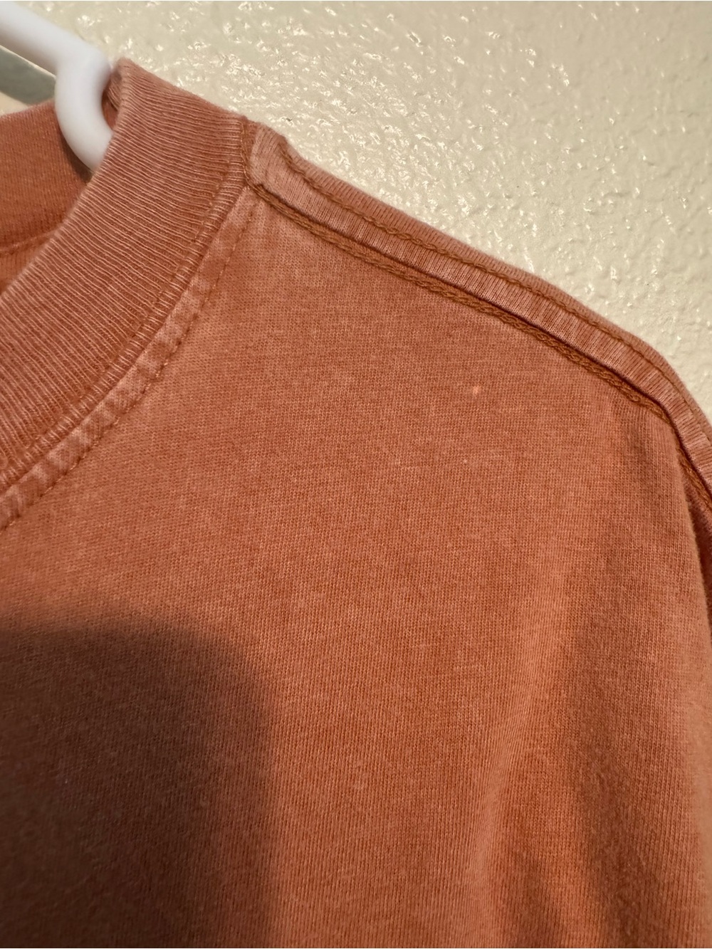 Washed Rust Graphic Short Sleeve Tee - Eagle Print - Picture 6 of 10